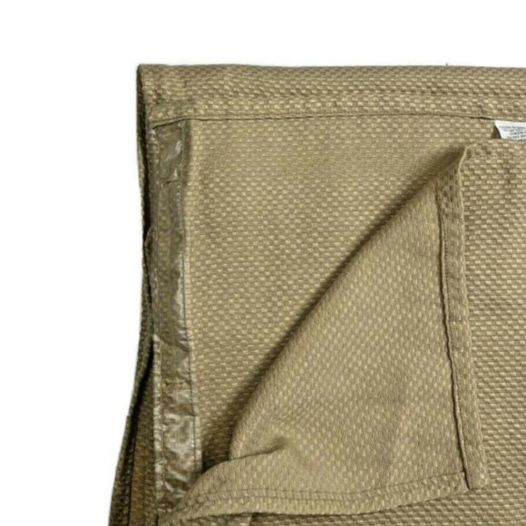 Royal Velvet Fabric Shower Curtain Luxury Brown - Picture 1 of 4